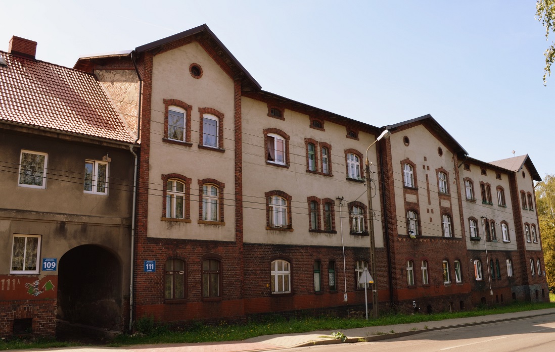 zabudowania przy ul. laryskiej